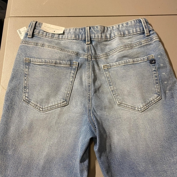 Maurices M Jeans Women's Size 10 25" Cropped Straight High Rise Comfort Stretch - Picture 3 of 7
